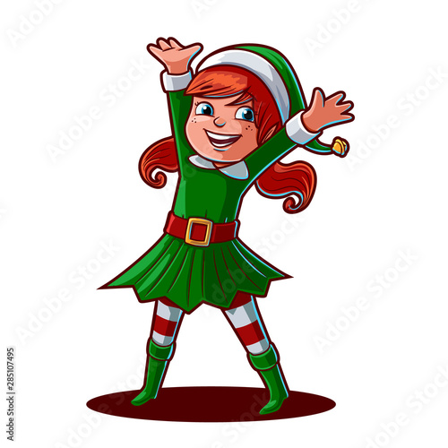elf girl for christmas