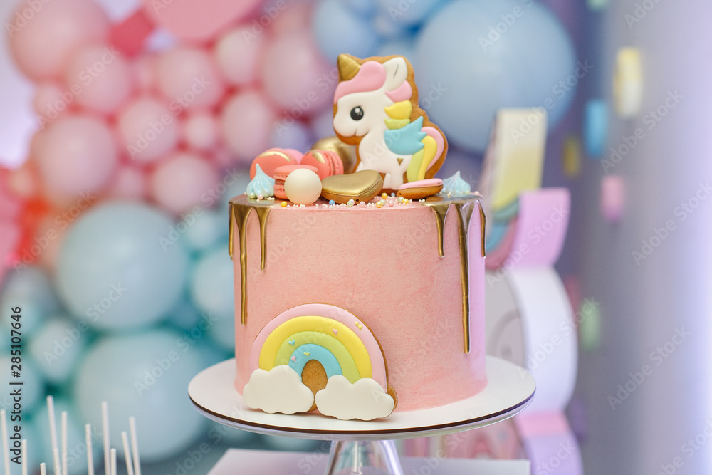 Candyland fantasy drip novelty birthday cake Photograph by Milleflore  Images - Fine Art America