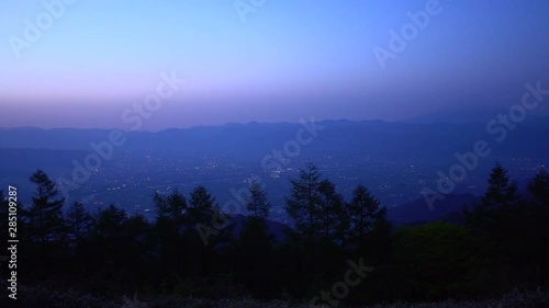 Beautiful morning with Mt.Fuji at dawn photo