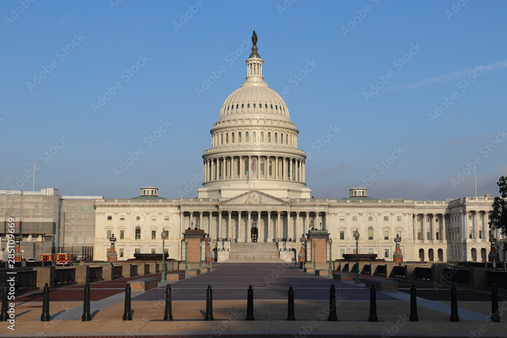 Capitol Building of the United States. It houses the chambers of the House of Representatives and the Senate IV