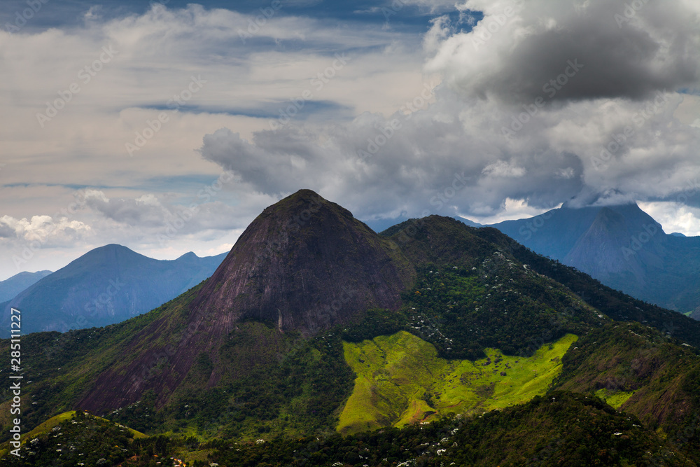 A mountain in the Brazilian Atlantic Forest