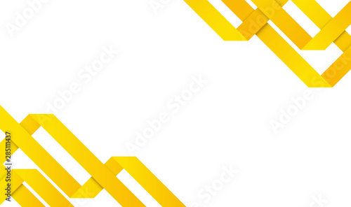 Fold angle paper yellow on ...