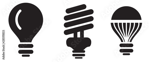 Light Bulb Efficiency stock illustration