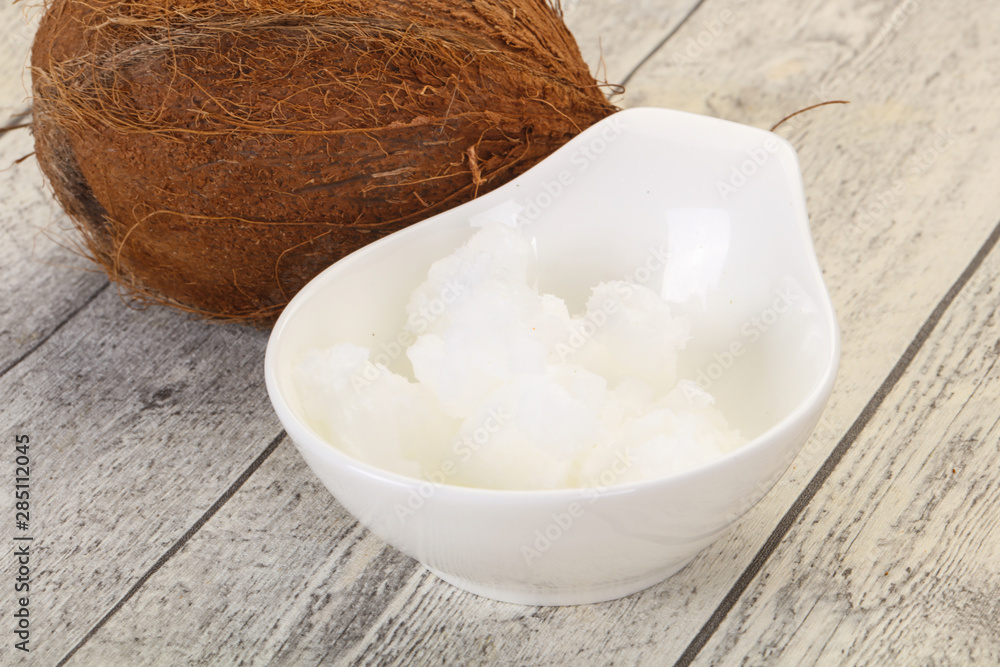 Dietary Coconut oil in the bowl Dietary Coconut oil in the bowl