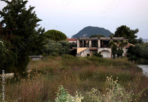 house in a Greek island