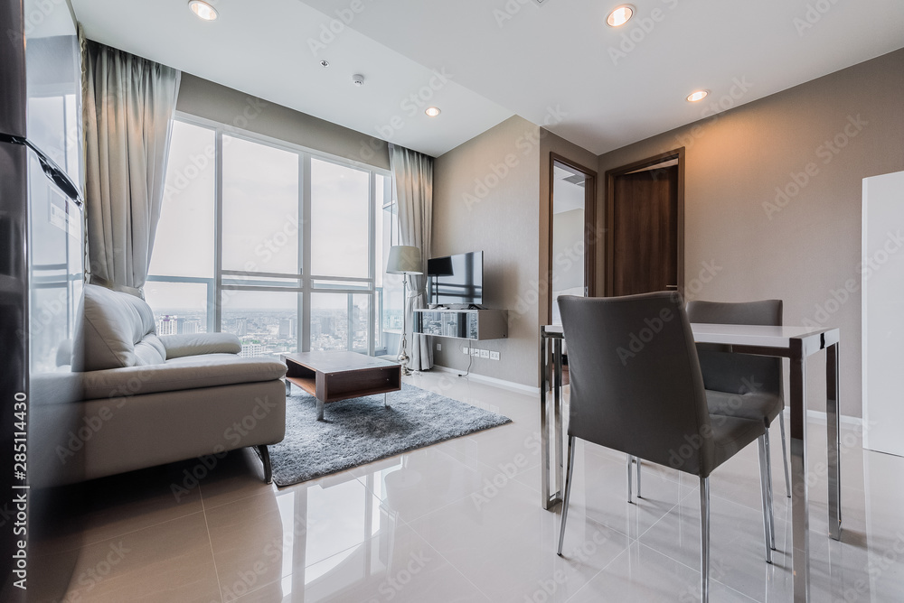 Interior, beautiful apartment, luxurious living room Interior, beautiful apartment, luxurious living room