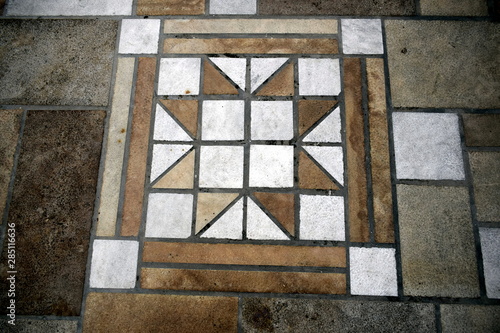 marble decoration on the floor