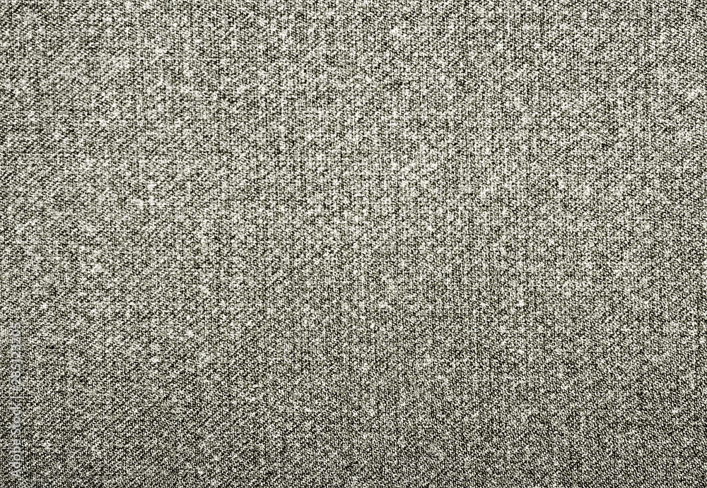 Fototapeta premium Textured background of gray natural textile 