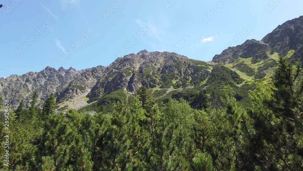 Pan shot of the Tatra mountains in Slovakia. Pan shot of the Tatra mountains in Slovakia.