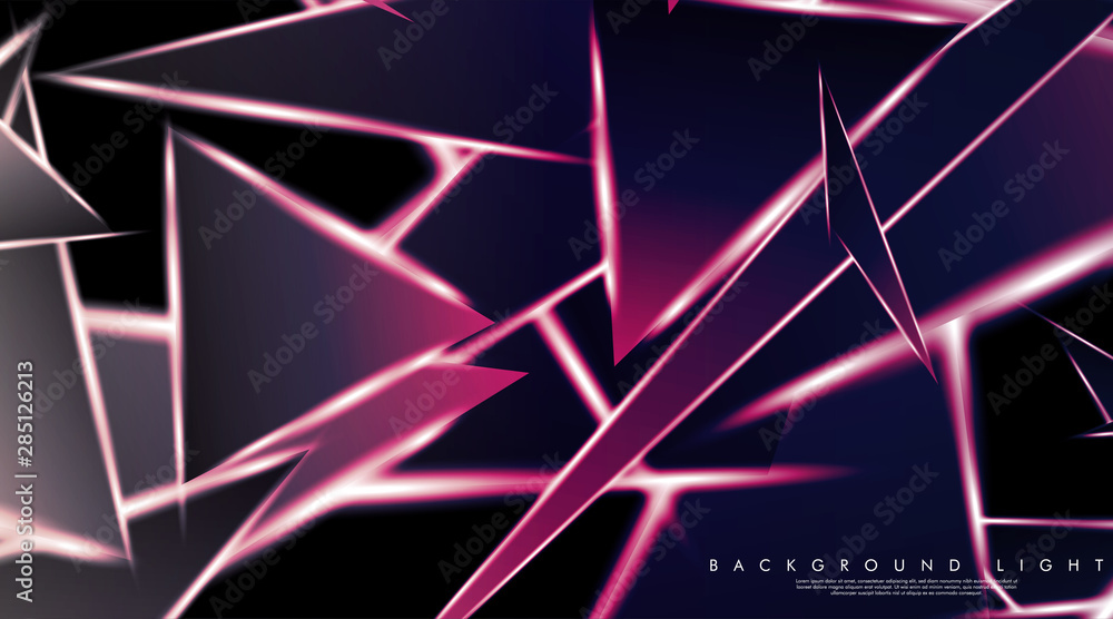 Modern technology design with a backdrop of luminous triangles. Vector illustration that is suitable for your design background Modern technology design with a backdrop of luminous triangles. Vector illustration that is suitable for your design background