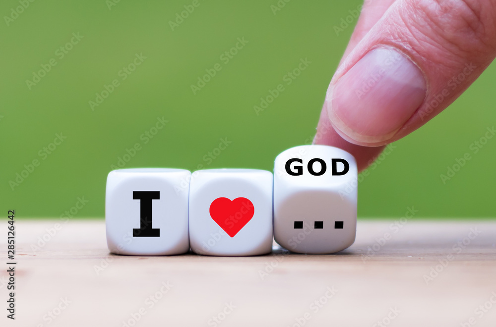 Hand turns a dice and changes the expression Hand turns a dice and changes the expression