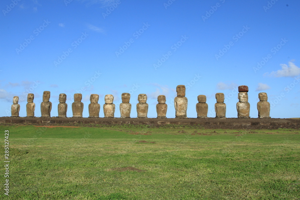 Moiais Easter Island, Chile