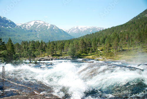 Norwegian landscape near the fjords