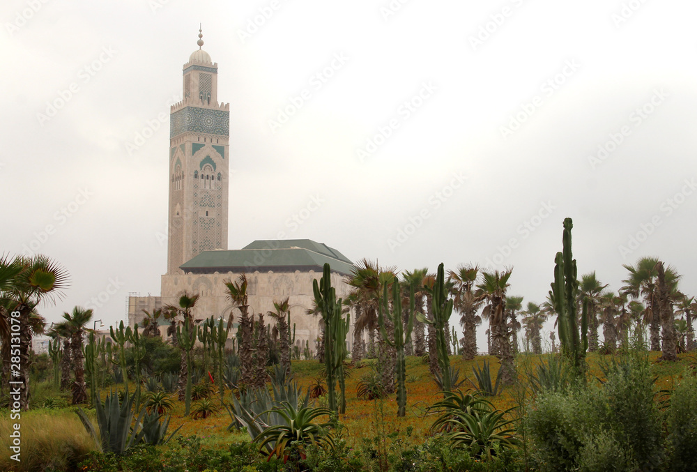 Amazing view of Hassan II Mosque in Casablanca