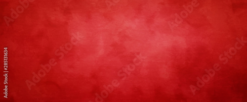 Red Christmas background with vintage texture, abstract solid elegant  textur...