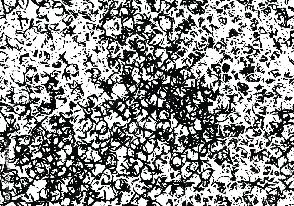 Grunge abstract black and white. Features a monochrome seamless texture