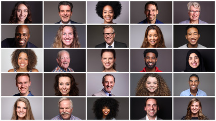 Beautiful multicultural ethnicities from different people around the world