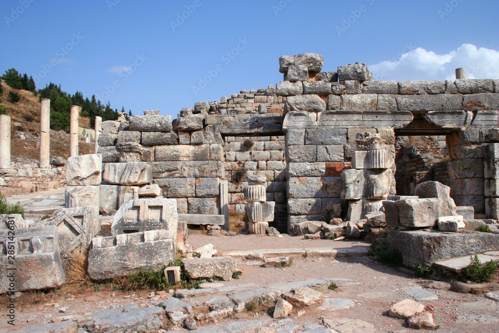 ephesus ruins in izmir, turkey