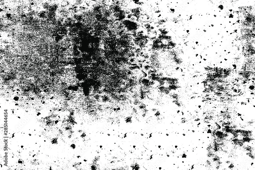 Grunge background black and white. Dark abstract monochrome texture. Pattern of scratches, chipping, scuffs Grunge background black and white. Dark abstract monochrome texture. Pattern of scratches, chipping, scuffs