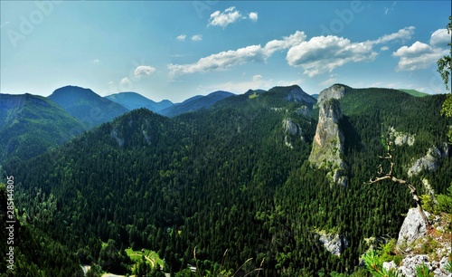 landscape in the Suhard mountains in summer photo