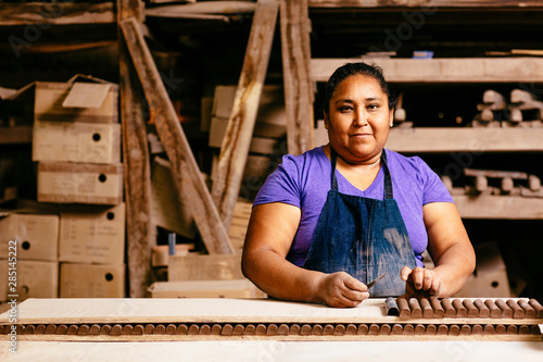 Portrait of working woman