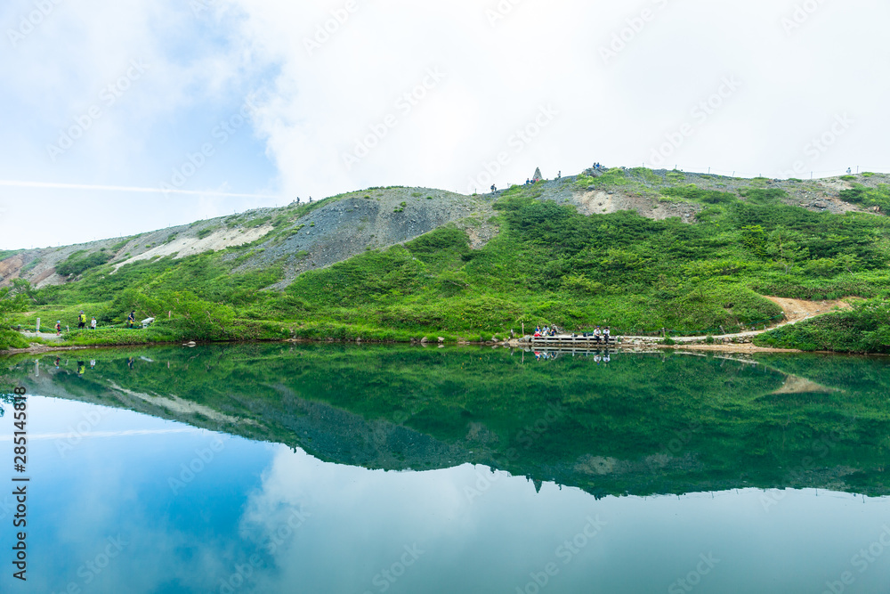 自然　登山　旅行 白馬大池