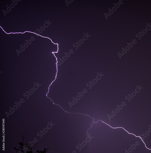 Wallpaper Mural Night thunderstorm Torontodigital.ca