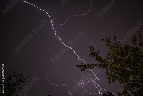 Wallpaper Mural Night thunderstorm Torontodigital.ca