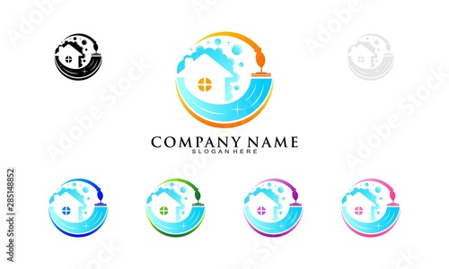 Home repaint beauty colour logo