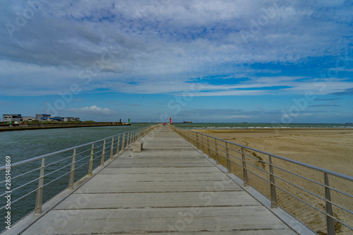View to the long Pier in Boulogne-sur-Mer