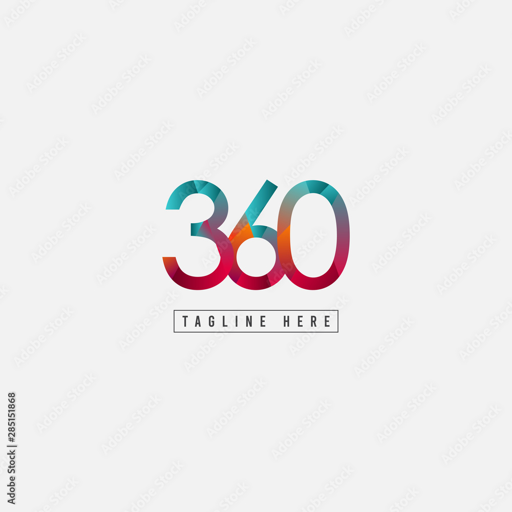 360 Logo Vector Template Design Illustration 360 Logo Vector Template Design Illustration