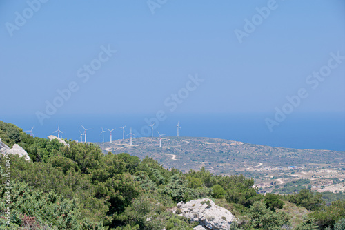 Landscape shot of the island Kos in Greece