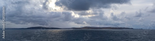 Fototapeta Naklejka Na Ścianę i Meble -  panoarama landscape winter Shetland