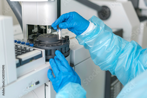 Scientist working in the laboratory