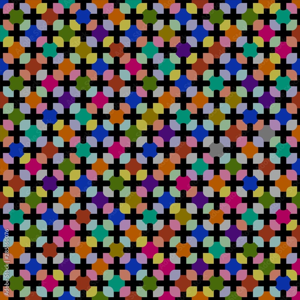 The Amazing of Dark Color Design Pattern Wallpaper