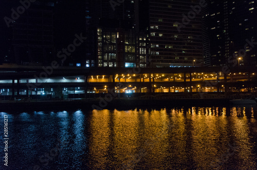 night lights on the water