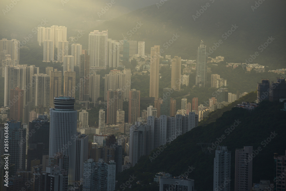 sunrise from the peak