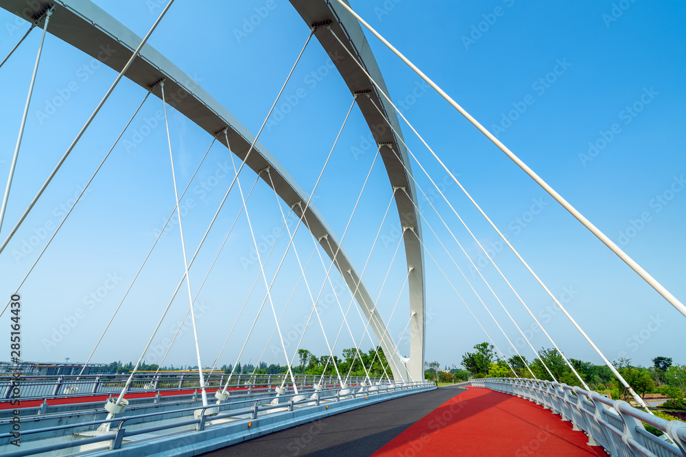 Obraz premium Modern bridges and rivers