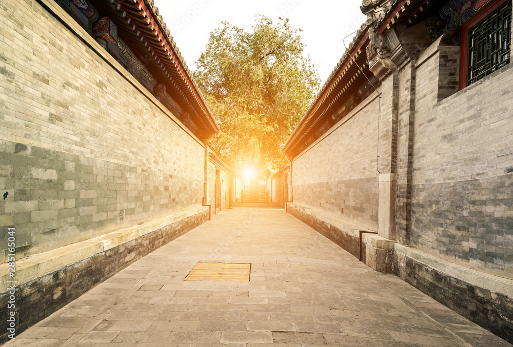 Traditional alley in Beijing, China