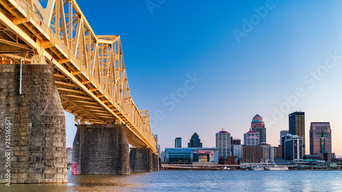 Bridge to Louisville skyline