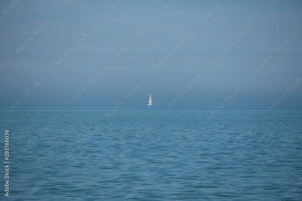 sail boat in distance