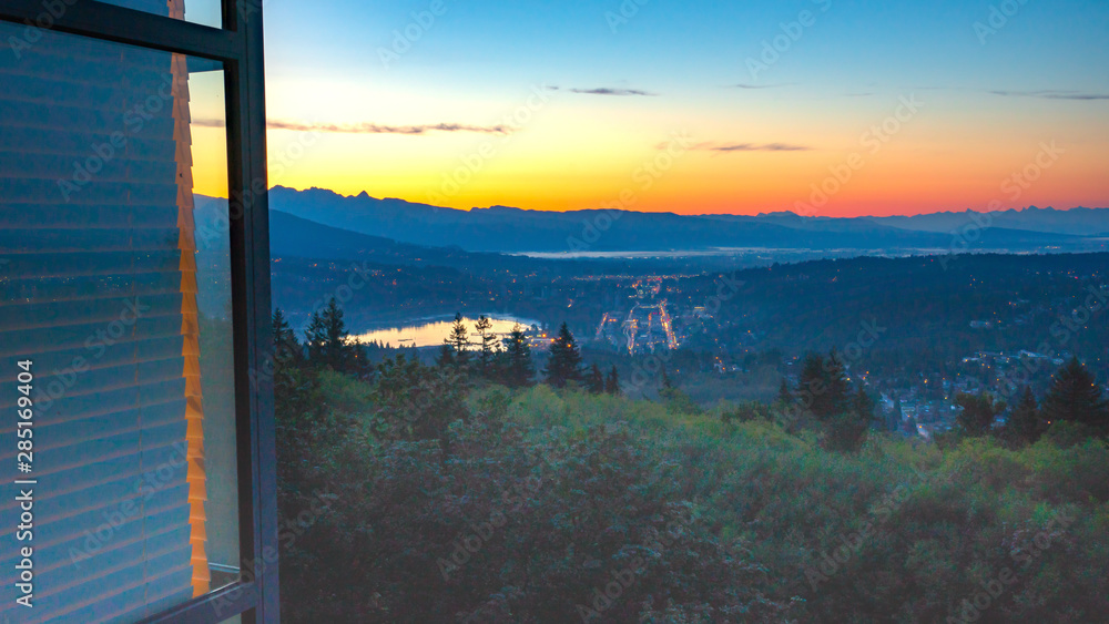 Experiencing The Birth Of A New Day From A Burnaby Mountain Condo Experiencing The Birth Of A New Day From A Burnaby Mountain Condo