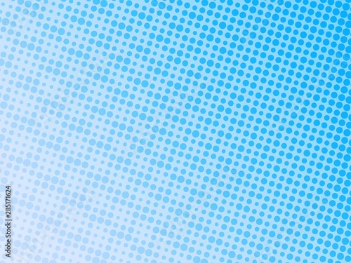 art blue color dotted pattern background