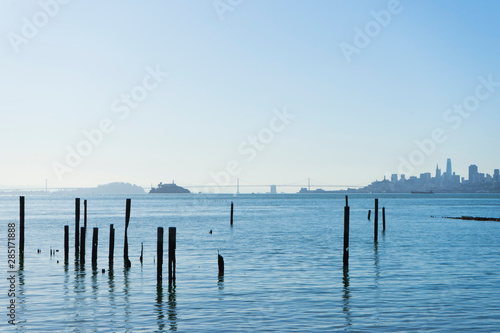 San Francisco cityscape looking from Horseshoe Bay, San Francisco,USA