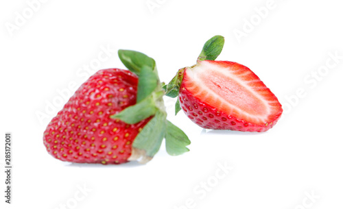 Fototapeta Naklejka Na Ścianę i Meble -  strawberry isolated on white