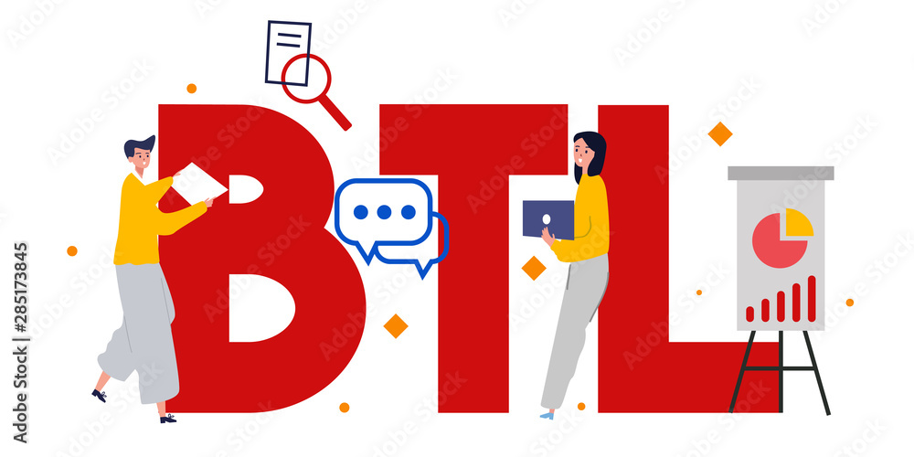 BTL or below the line communication with customer. Marketing strategy of product promotion. Direct offer to person. BTL or below the line communication with customer. Marketing strategy of product promotion. Direct offer to person.
