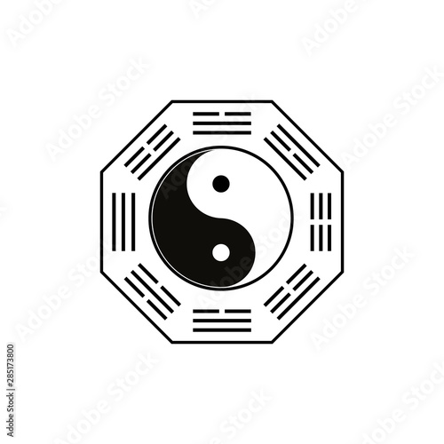 Ying yang symbol of harmony and balance