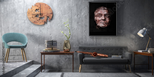 Modern Style Furnishing Presentation - 3d visualization