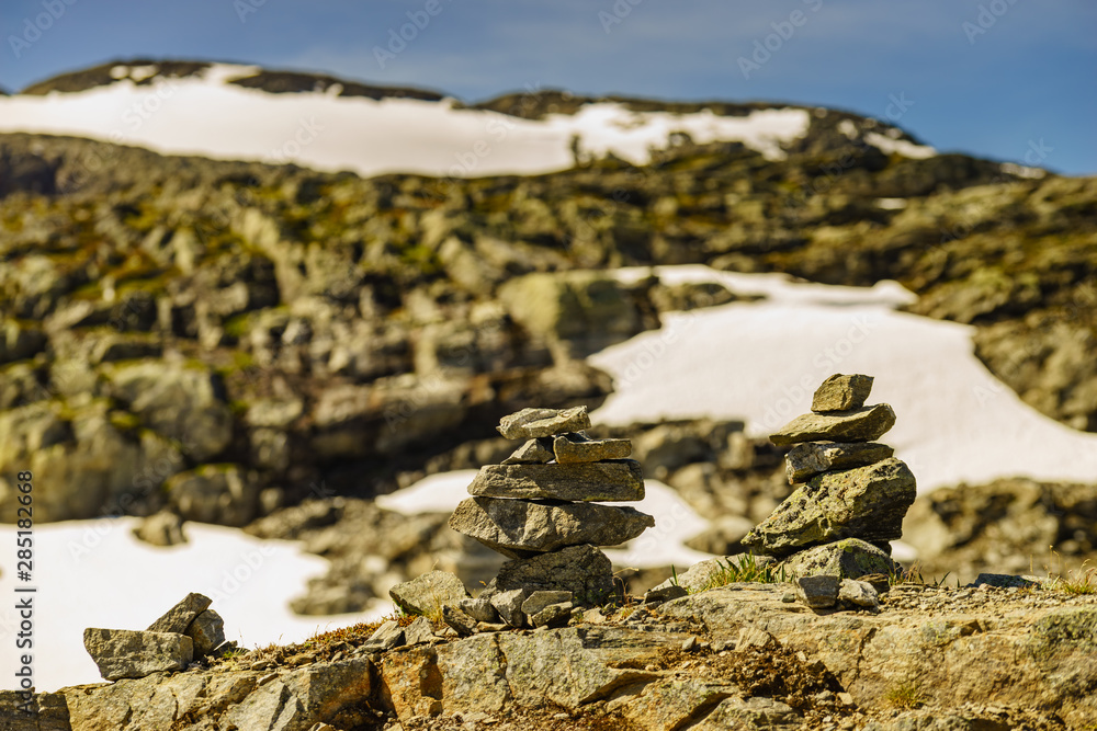 Mountains landscape. Route Aurlandsfjellet Norway Mountains landscape. Route Aurlandsfjellet Norway