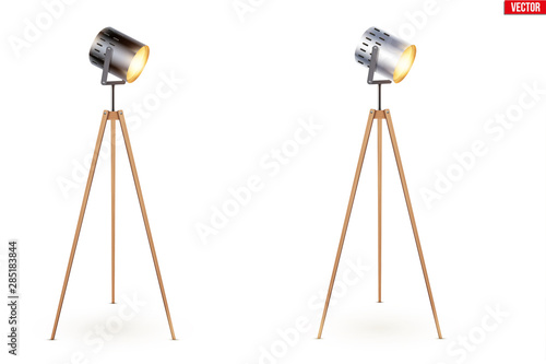Decorative Spotlight Floor Lamp Tripod